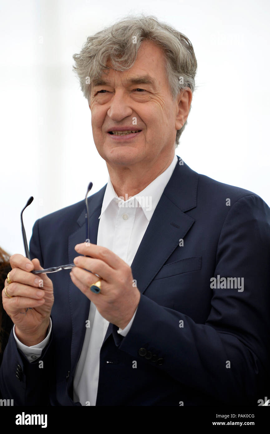 71. Filmfestival von Cannes: Regisseur Wim Wenders, auf 2018/05/13 Stockfoto