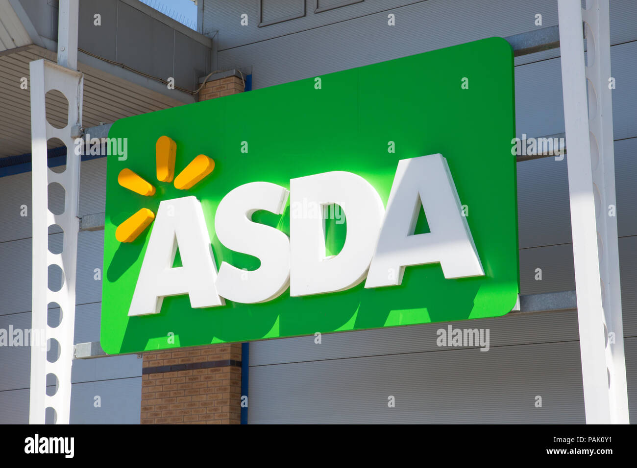 Asda Supermarkt, Kingsway Retail Park, Rochdale Stockfoto