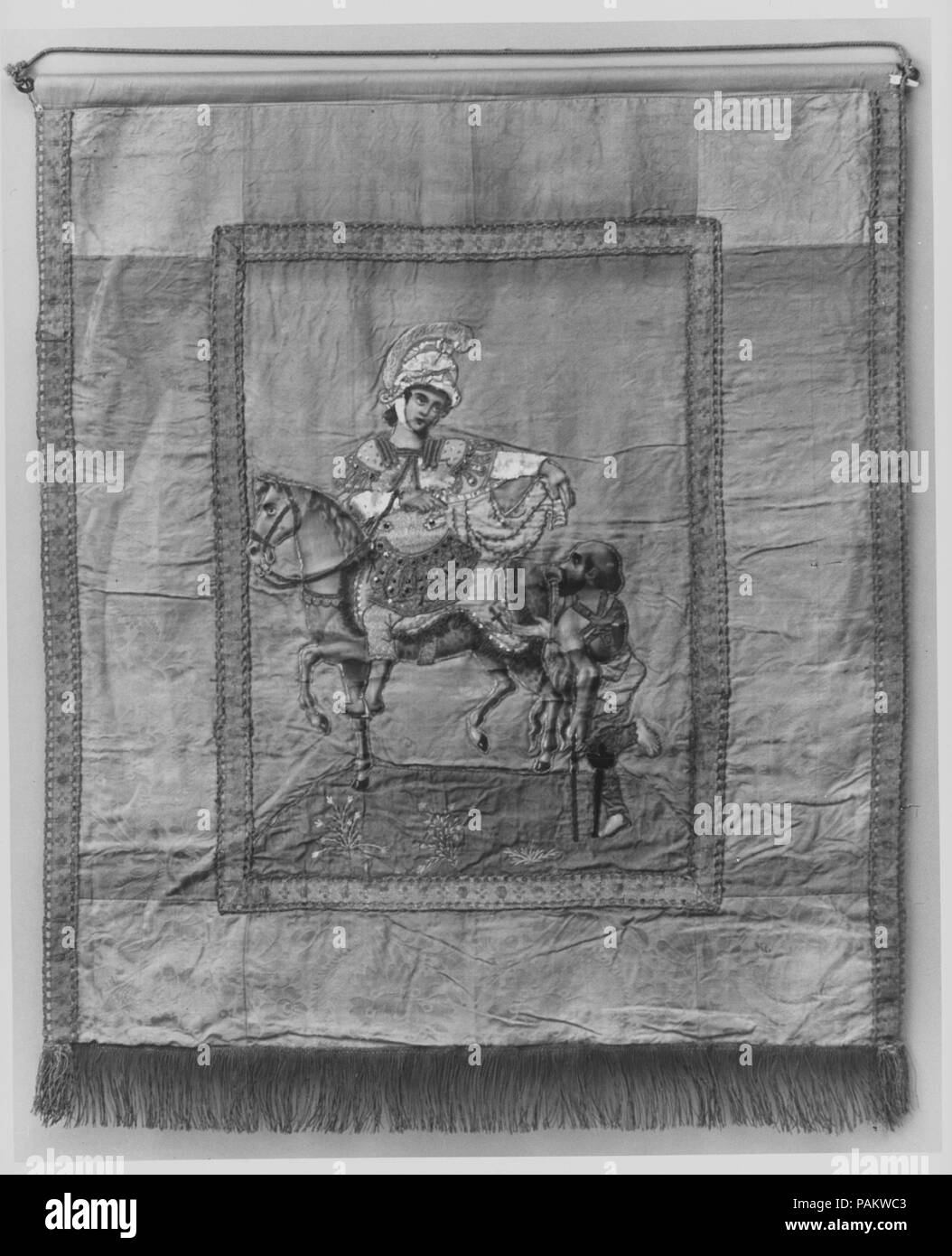 Kirche Banner. Kultur: Russisch. Abmessungen: 47 x 39 cm. (119,3 x 99,6 cm). Datum: Ca. 1810. Museum: Metropolitan Museum of Art, New York, USA. Stockfoto