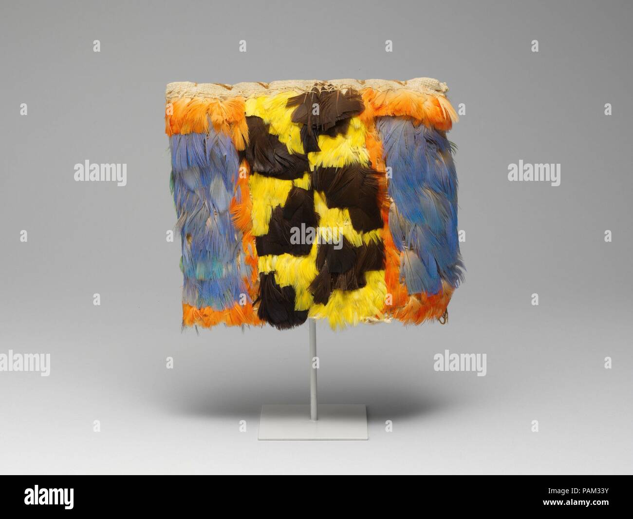 Miniatur Kleid. Kultur: Ica. Abmessungen: H.6 3/4 x 8 1/8 in.-W. (20,3 x 17,1 cm). Termin: 12. und 13. Jahrhunderts. Museum: Metropolitan Museum of Art, New York, USA. Stockfoto