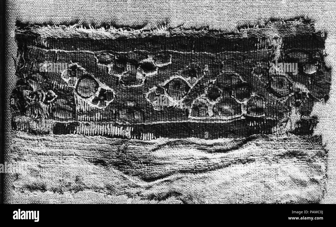 Fragment. Abmessungen: 8 7/16 in. High 4 7/8 in. (21,5 cm hoch, 12,4 cm breit). Datum: 5.-6. Jh.. Museum: Metropolitan Museum of Art, New York, USA. Stockfoto