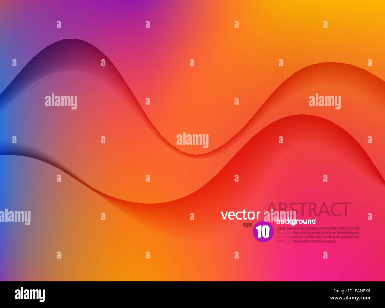 Abstrakte farbenfrohe vector Hintergrund, Farbe fließen Flüssigkeit wave für Design Broschüre, Website, Flyer. Stock Vektor