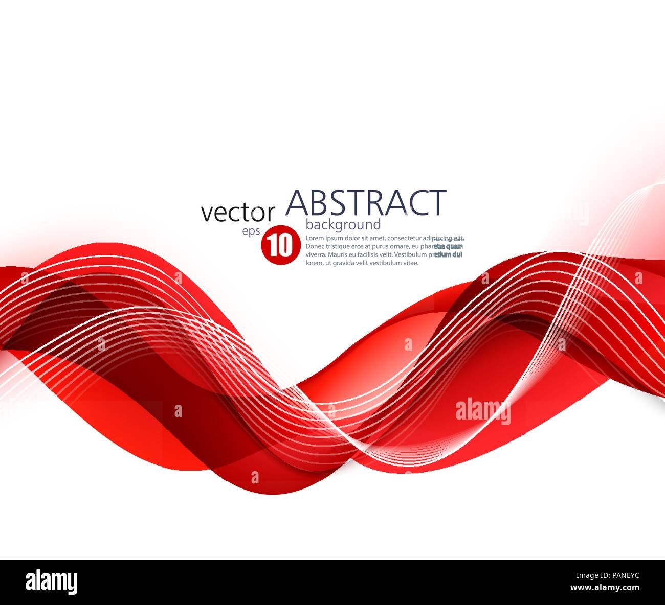 Abstract vector Hintergrund, gewellt Stock Vektor