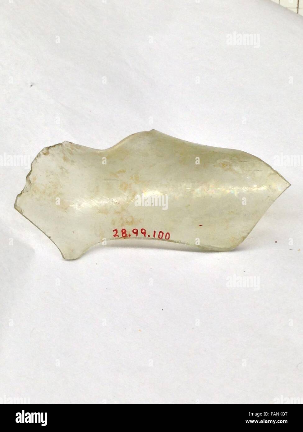 Fragment. Kultur: Europäische oder im Nahen und Mittleren Osten. Abmessungen: L 2 7/8 in. (7,3 cm). Datum: Ca. 1150-ca. 1250. Museum: Metropolitan Museum of Art, New York, USA. Stockfoto