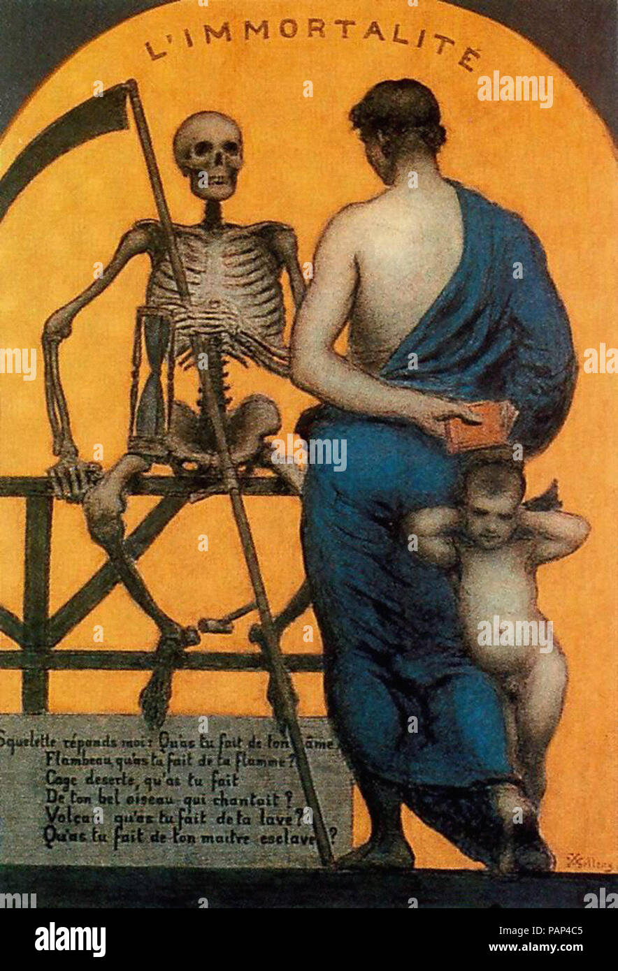 Xavier Mellery - Unsterblichkeit Stockfoto