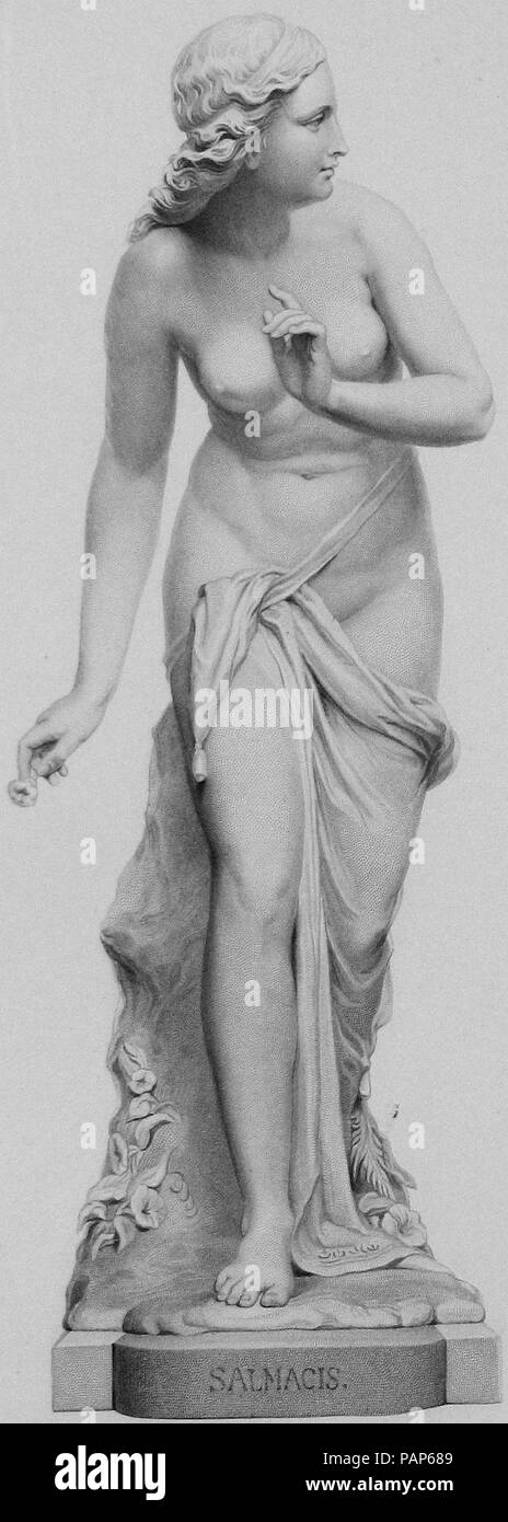 Eine Statue von Salmacis - Sir Thomas Brock (1870). Stockfoto
