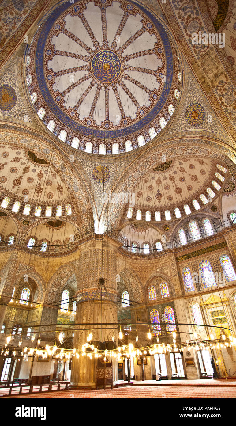 Die Blaue Moschee in Istanbul Stockfoto