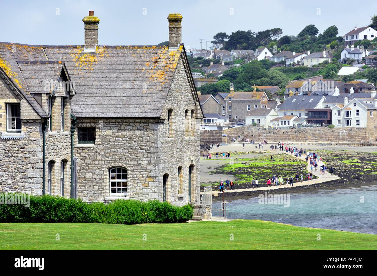 St Michael's Mount, Karrek Loos yn Koos, Marazion, Cornwall, England, Großbritannien Stockfoto