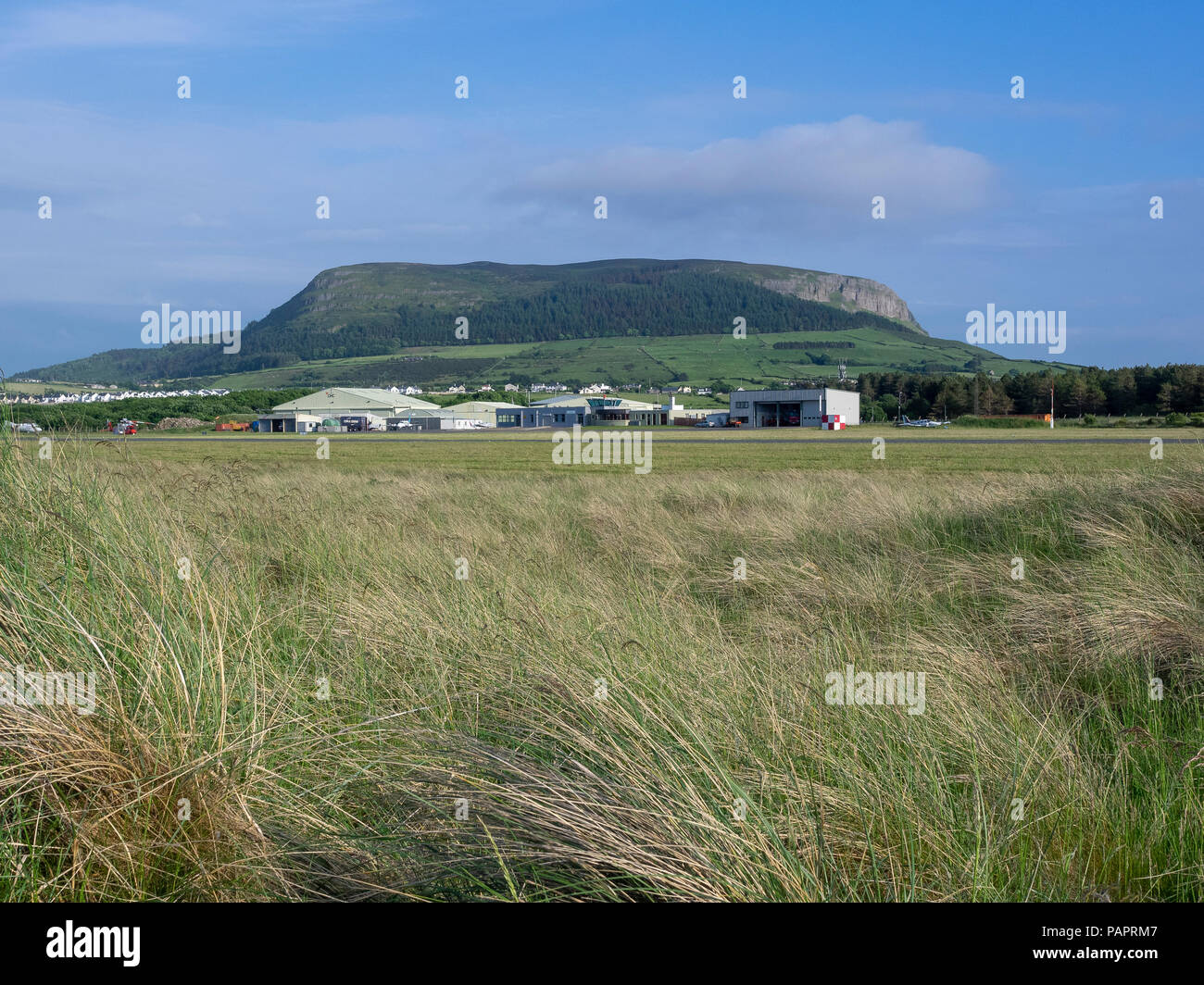 Flughafen Sligo, Strandhill, County Sligo, Republik von Irland Stockfoto