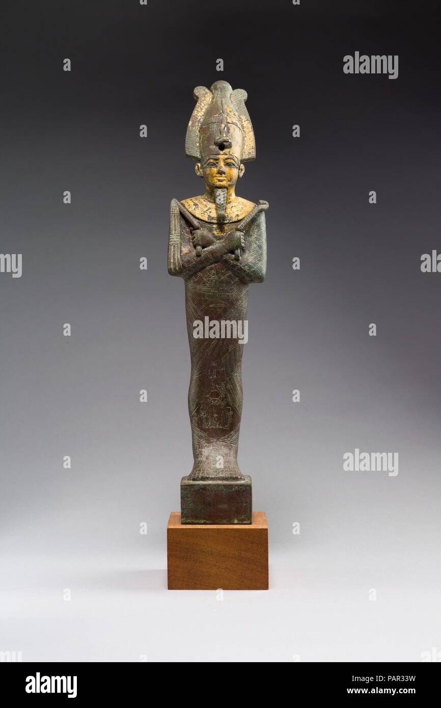 Statue von Osiris mit dem Namen des Padihorpere. Abmessungen H. 29×W