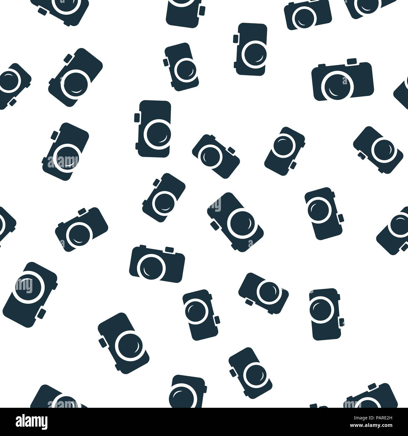 Kamera nahtlose Muster. Symbol Kamera creative design. Wallpaper, Web Design, Textil, Druck und UI und UX-Nutzung. Stock Vektor Kamera nahtlose Muster. Symbol Kamera creative design. Wallpaper, Web Design, Textil, Druck und UI und UX-Nutzung. Stock Vektor