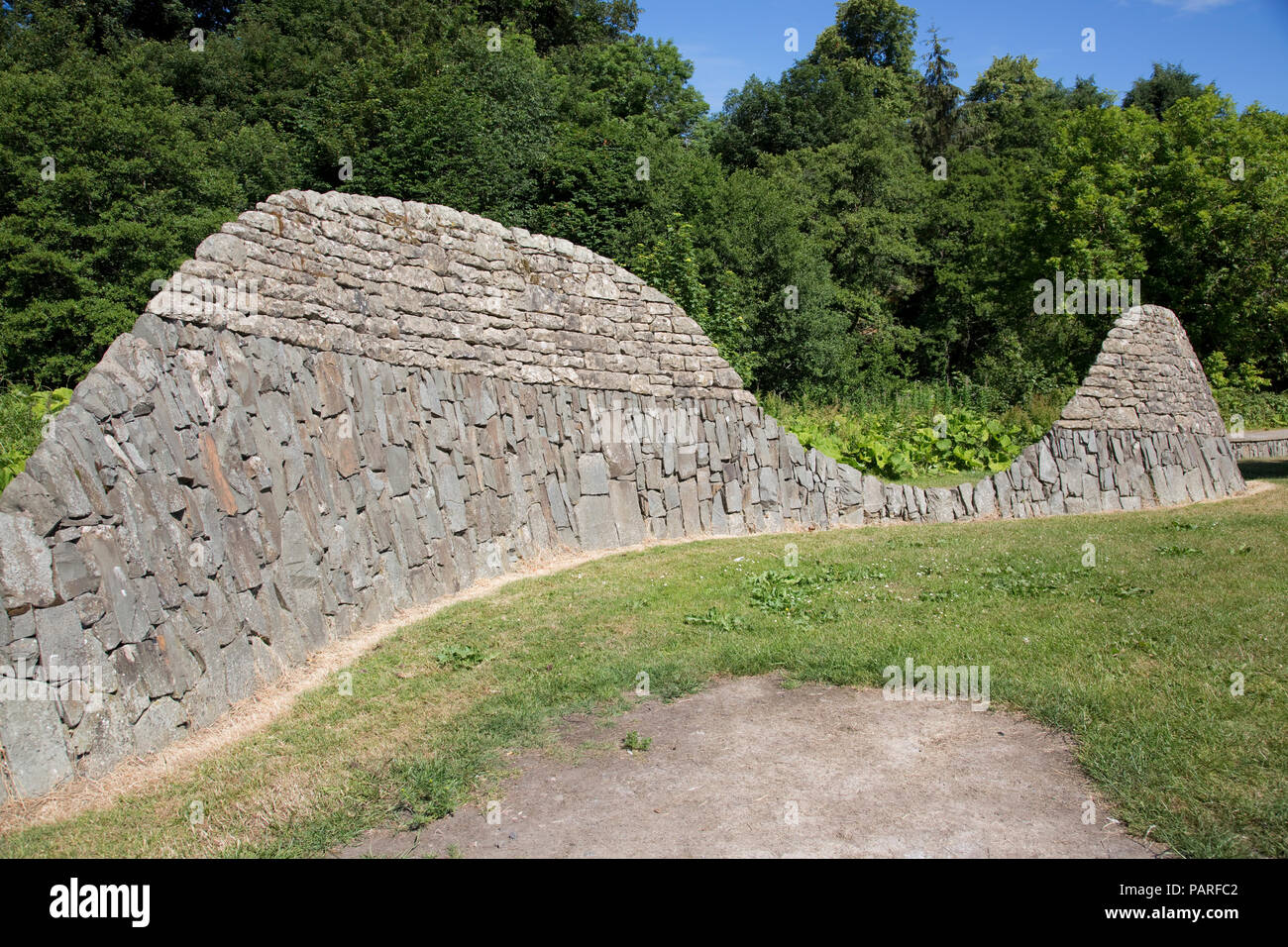 Die lokale geologische Besonderheit Stockfoto