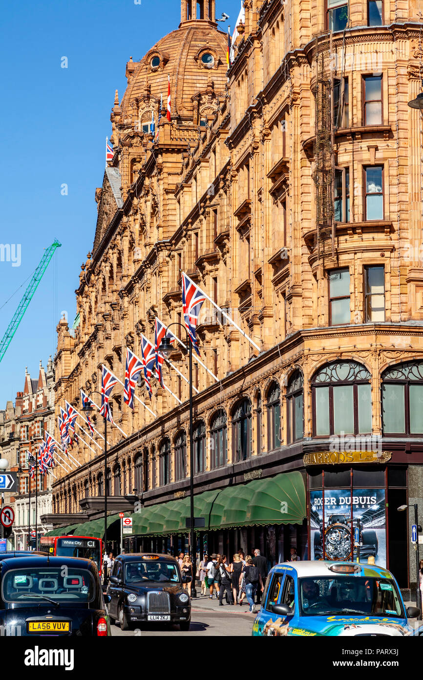 Das Kaufhaus Harrods, Brompton Road, Knightsbridge,