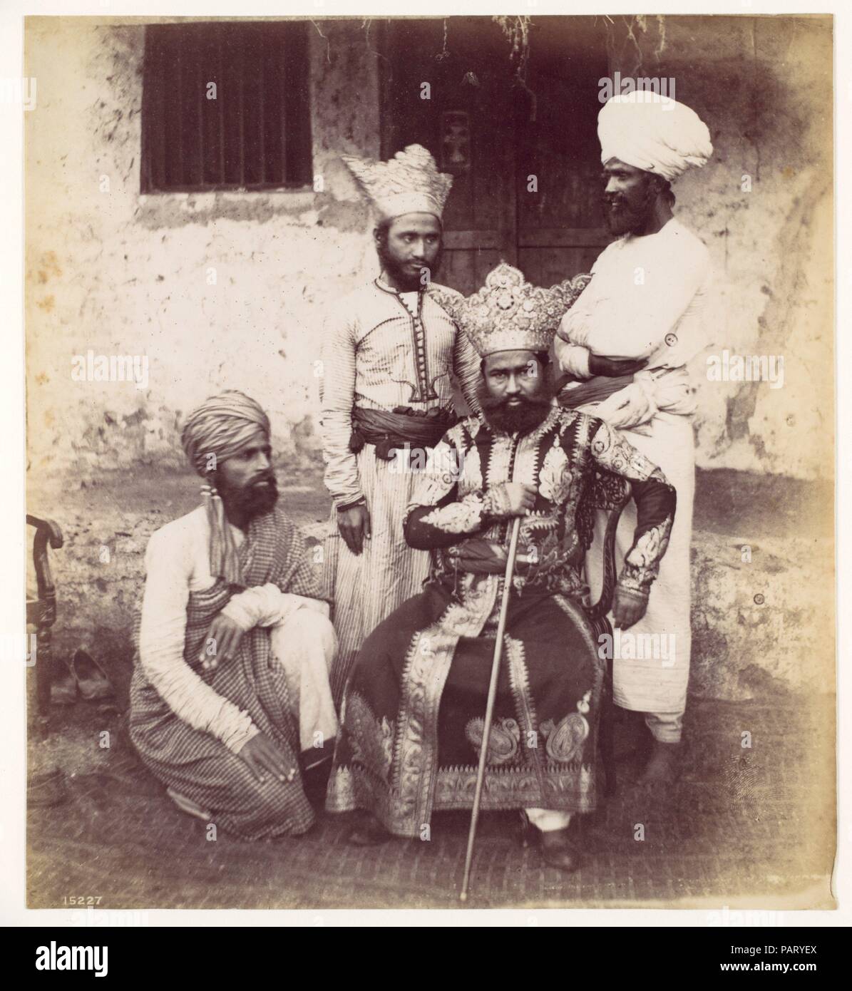 [Vier Ost Indische Männer]. Artist: Francis Frith (British, Chesterfield, Derbyshire 1822-1898 Cannes, Frankreich). Datum: 1870. Museum: Metropolitan Museum of Art, New York, USA. Stockfoto