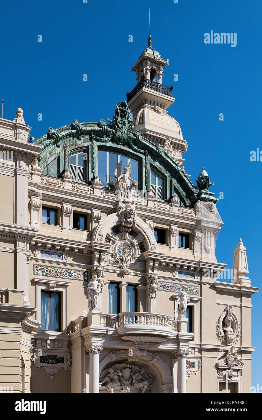 Opéra de Monte-Carlo, Monaco. Stockfoto