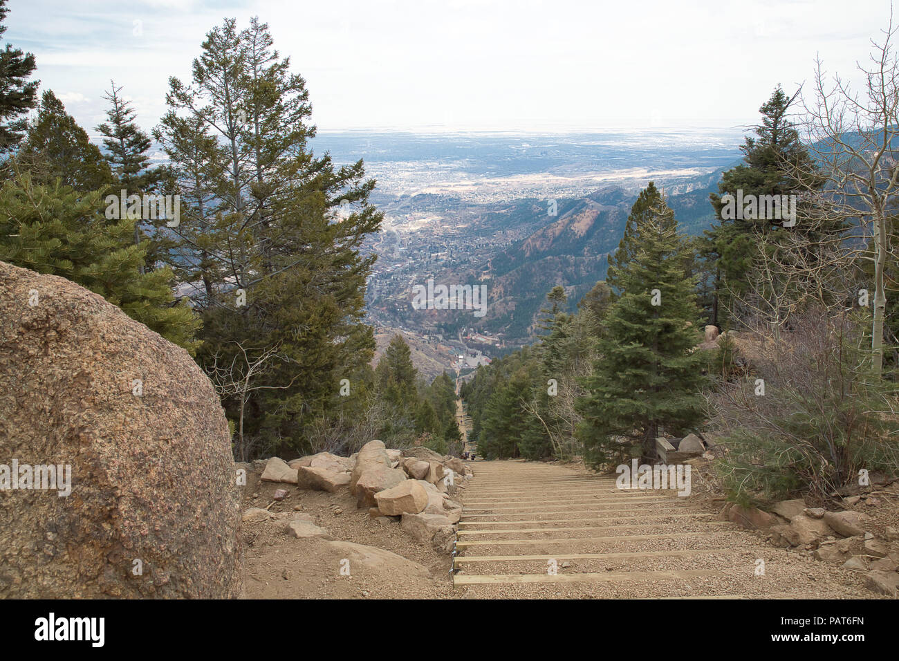 Manitou Springs Steigung Stockfoto