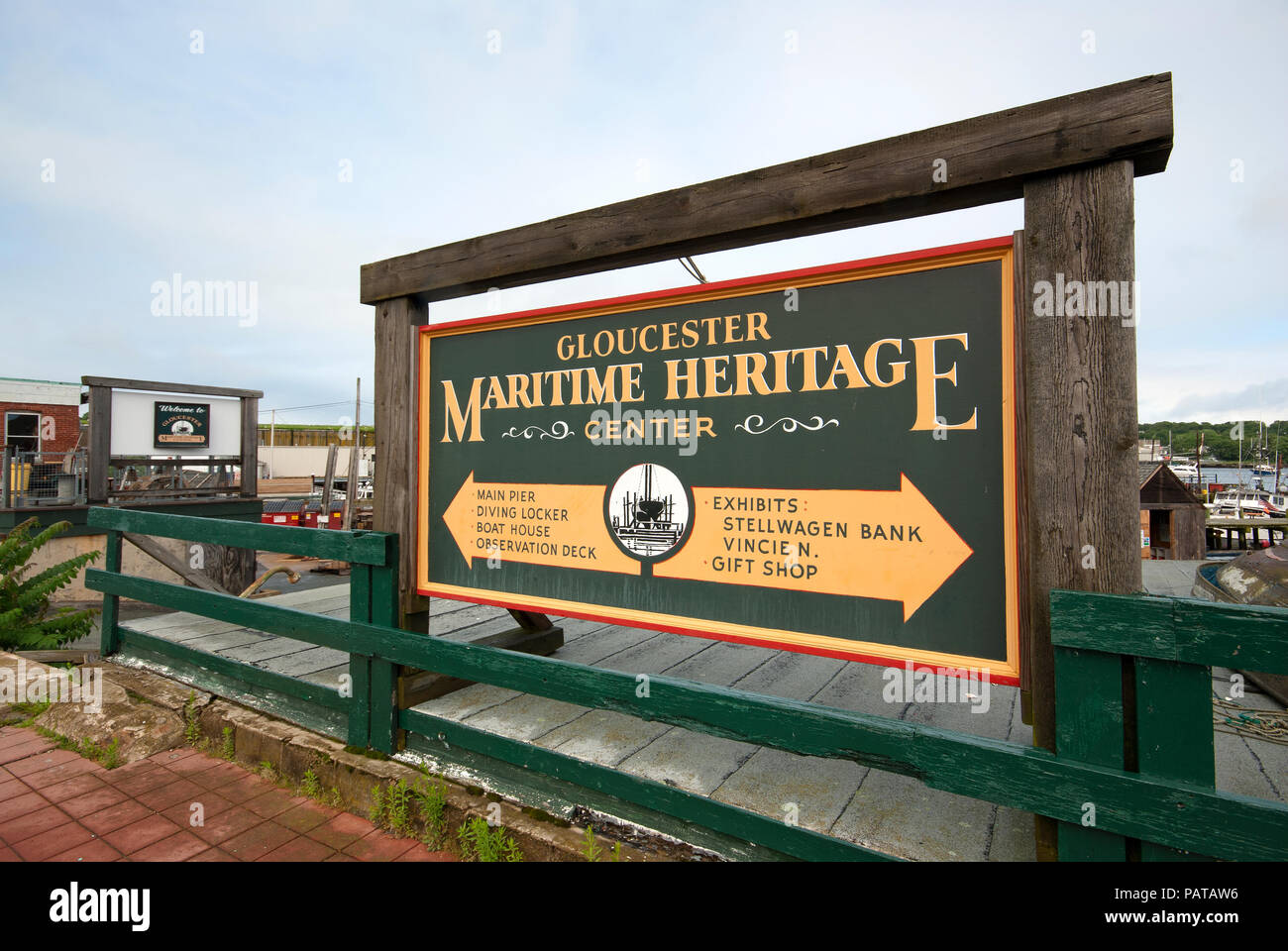 Gloucester Maritime Heritage Centre, Gloucester, Essex County, Massachusetts, USA Stockfoto