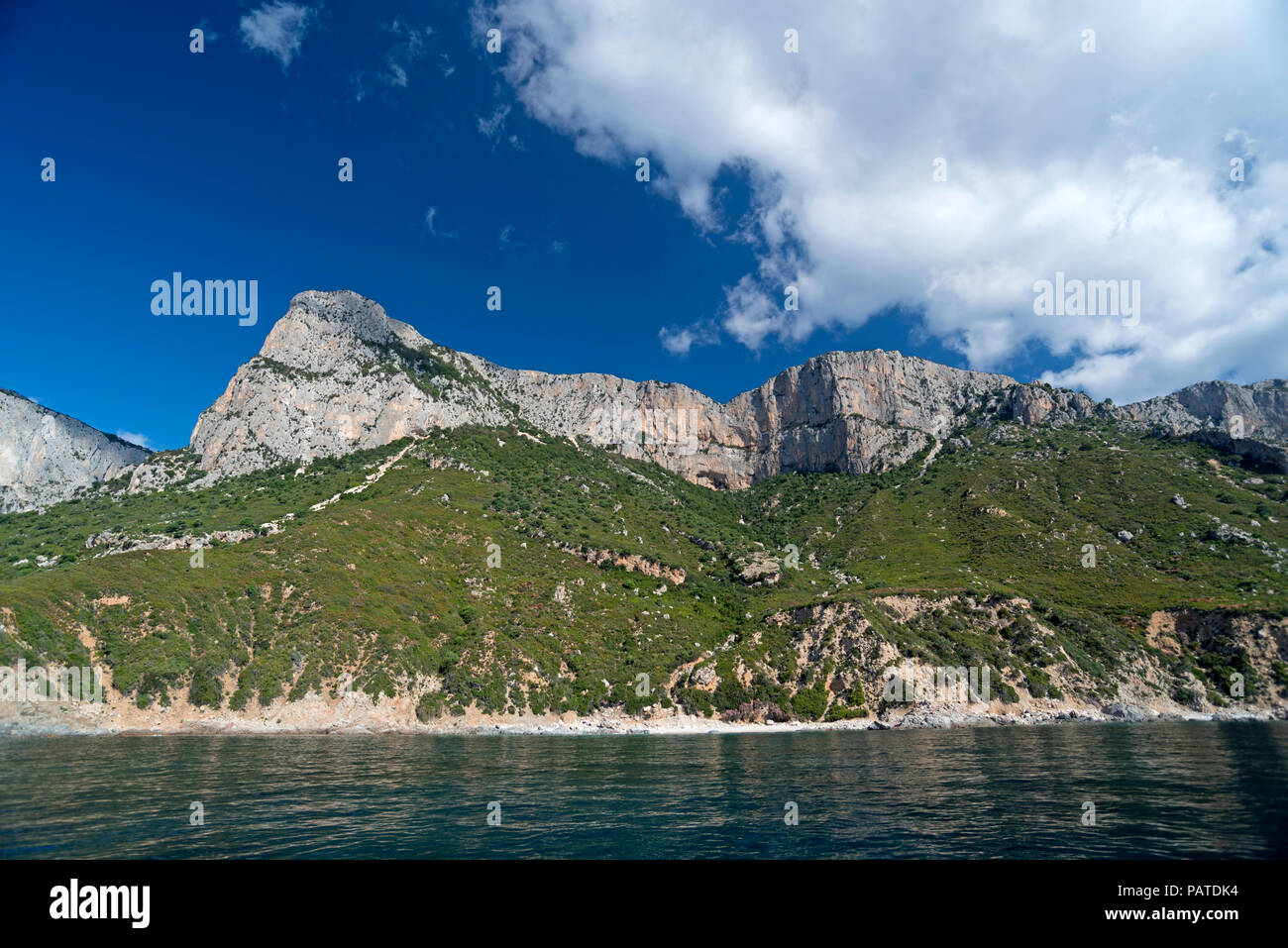 Küste am Golfo di Orosei, Sardinien, Italien Stockfoto