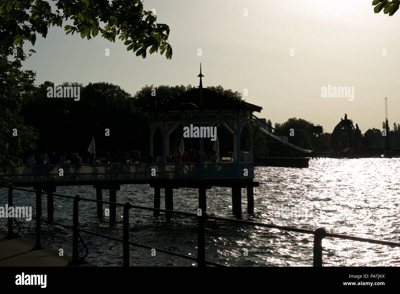 Bregenz Waterside Stockfoto