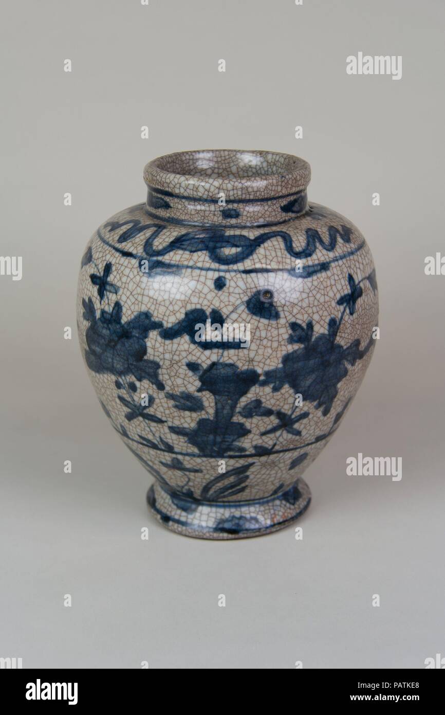 Jar. Kultur: China. Abmessungen: H. 8 5/8 in. (21,9 cm); W. 6 3/4 in. (17,1 cm). Museum: Metropolitan Museum of Art, New York, USA. Stockfoto