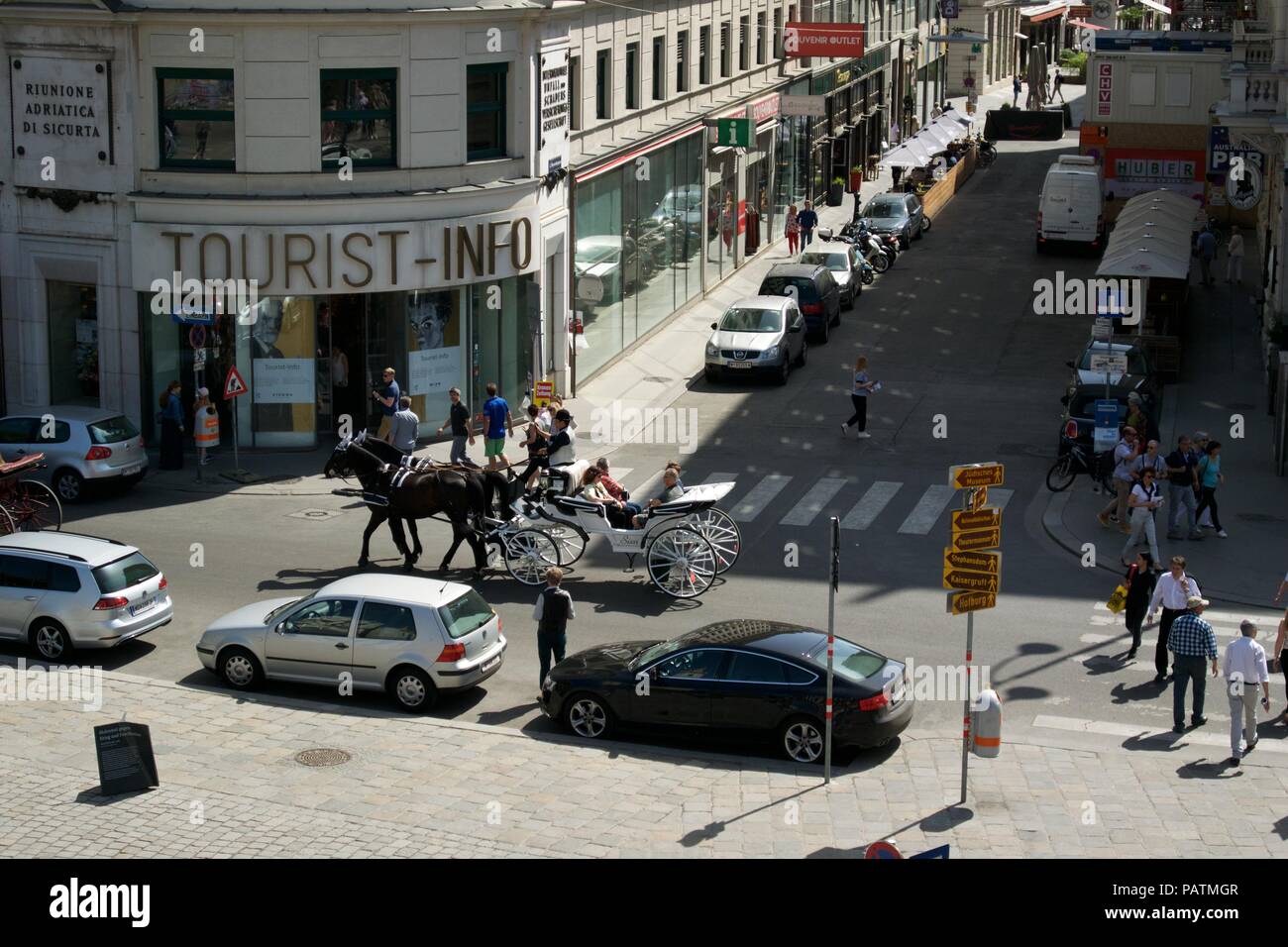 Blick auf Wien, Österreich Stockfoto