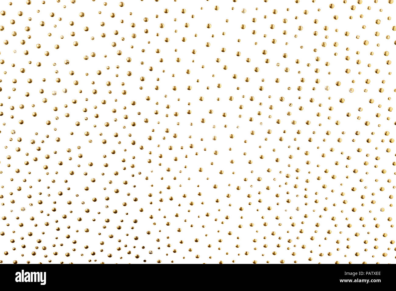 Flying gold Tropfen luxus Dekoration Hintergrund Stockfoto