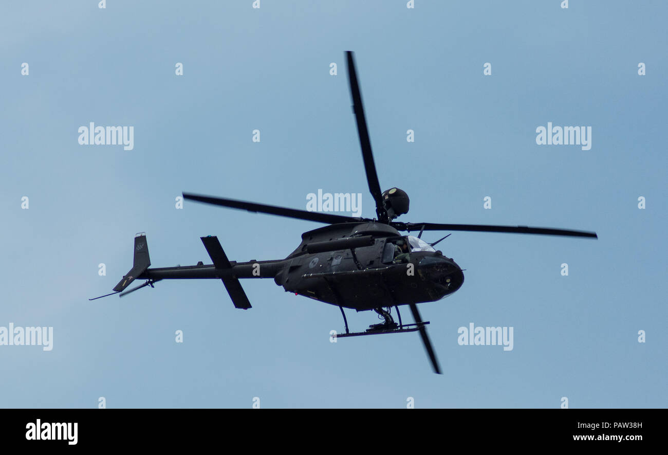 Kiowa OH58D kroatischen Luftstreitkräfte Stockfoto