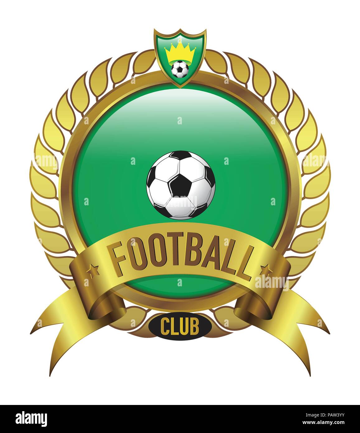 Football Logo Design Stockfotos Und Bilder Kaufen Alamy