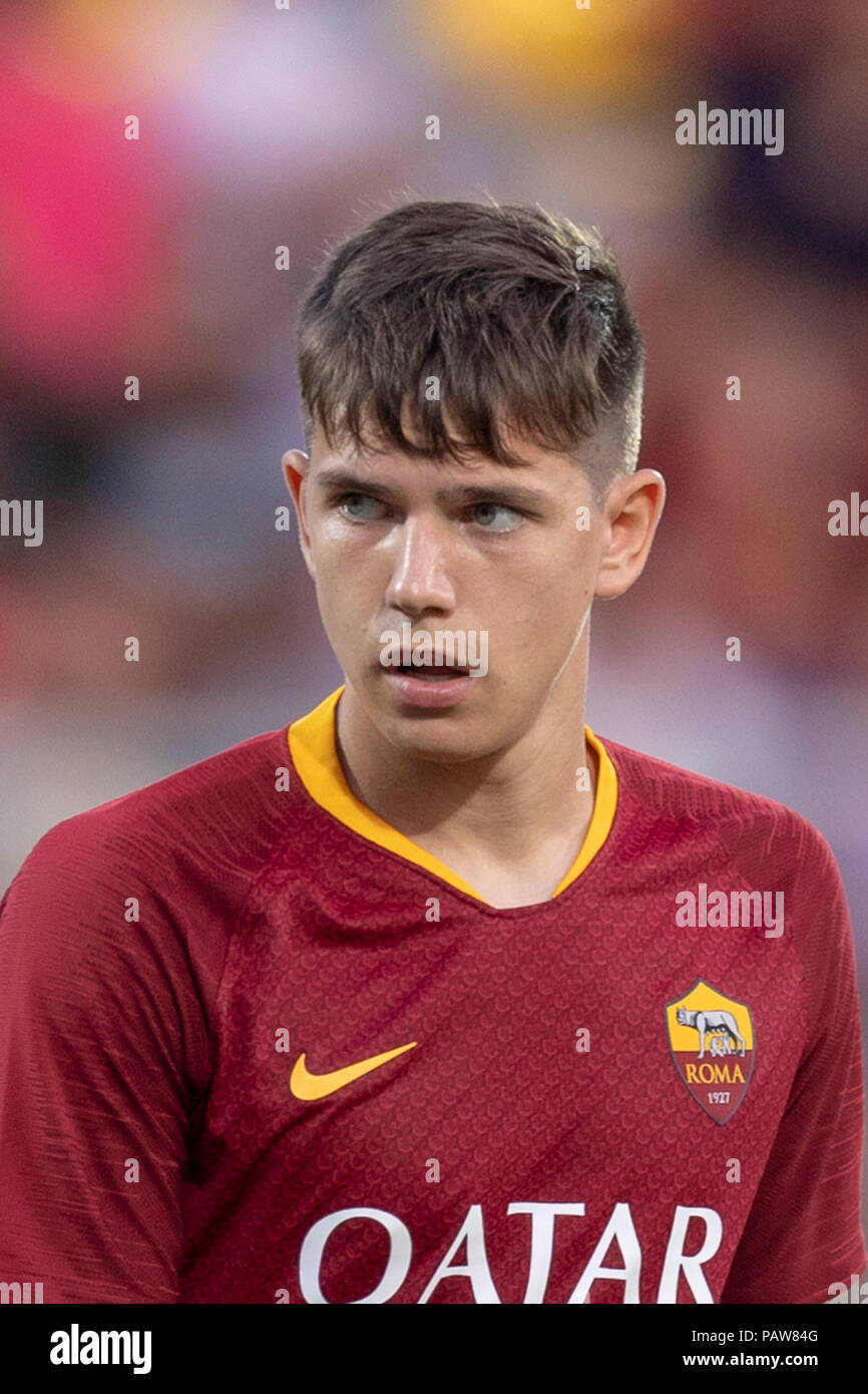 Ante Coric Roma Wahrend Der Italienischen Vorsaison Freundschaftsspiel Zwischen Roma 1 1 Avellino An Benito Stirpe Stadion Am 20 Juli 2018 In Frosinone Italien Credit Maurizio Borsari Lba Alamy Leben Nachrichten Stockfotografie Alamy