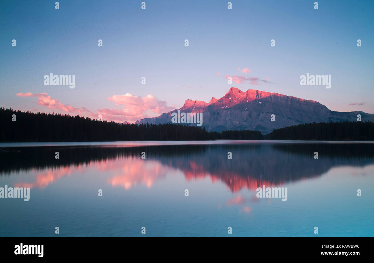 Banff, Kanada. 25. Juli, 2018. Foto am 19. Juli, 2018 zeigt