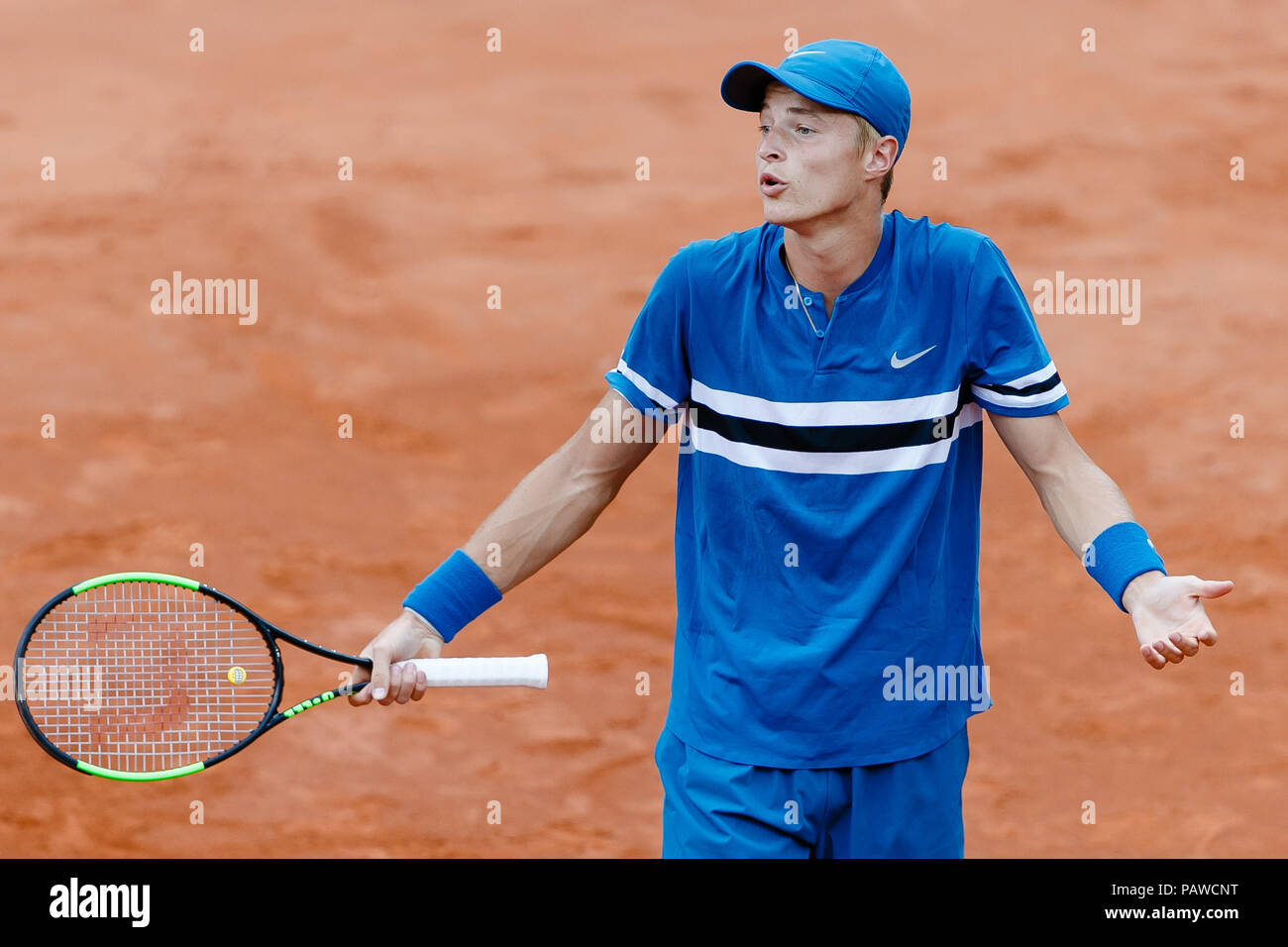 Junge deutsche Tennisspieler Rudolf Molleker Stockfoto