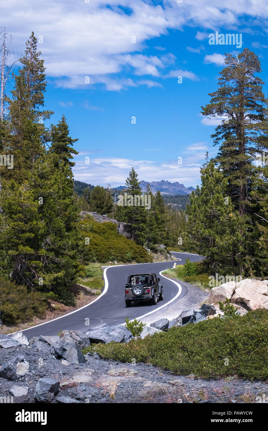 Autobahn 4 ist ein malerisches Freizeit Straße durch die toyabe National Forest, Kalifornien Stockfoto