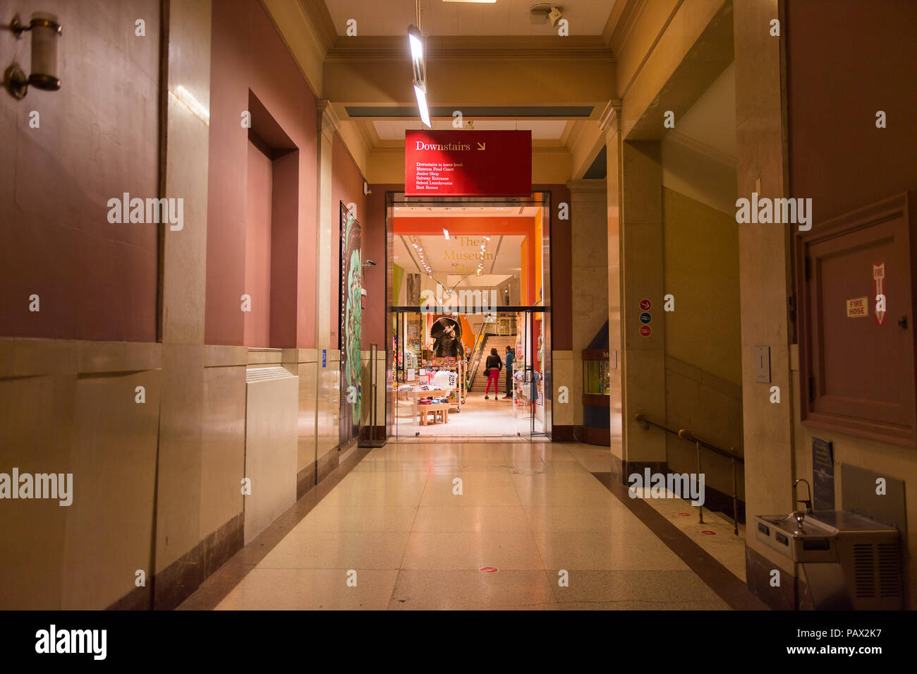 NEW YORK, USA - 22.September 2015: American Museum of Natural History (AMNH). Es ist eines der größten Museen der Welt. Stockfoto