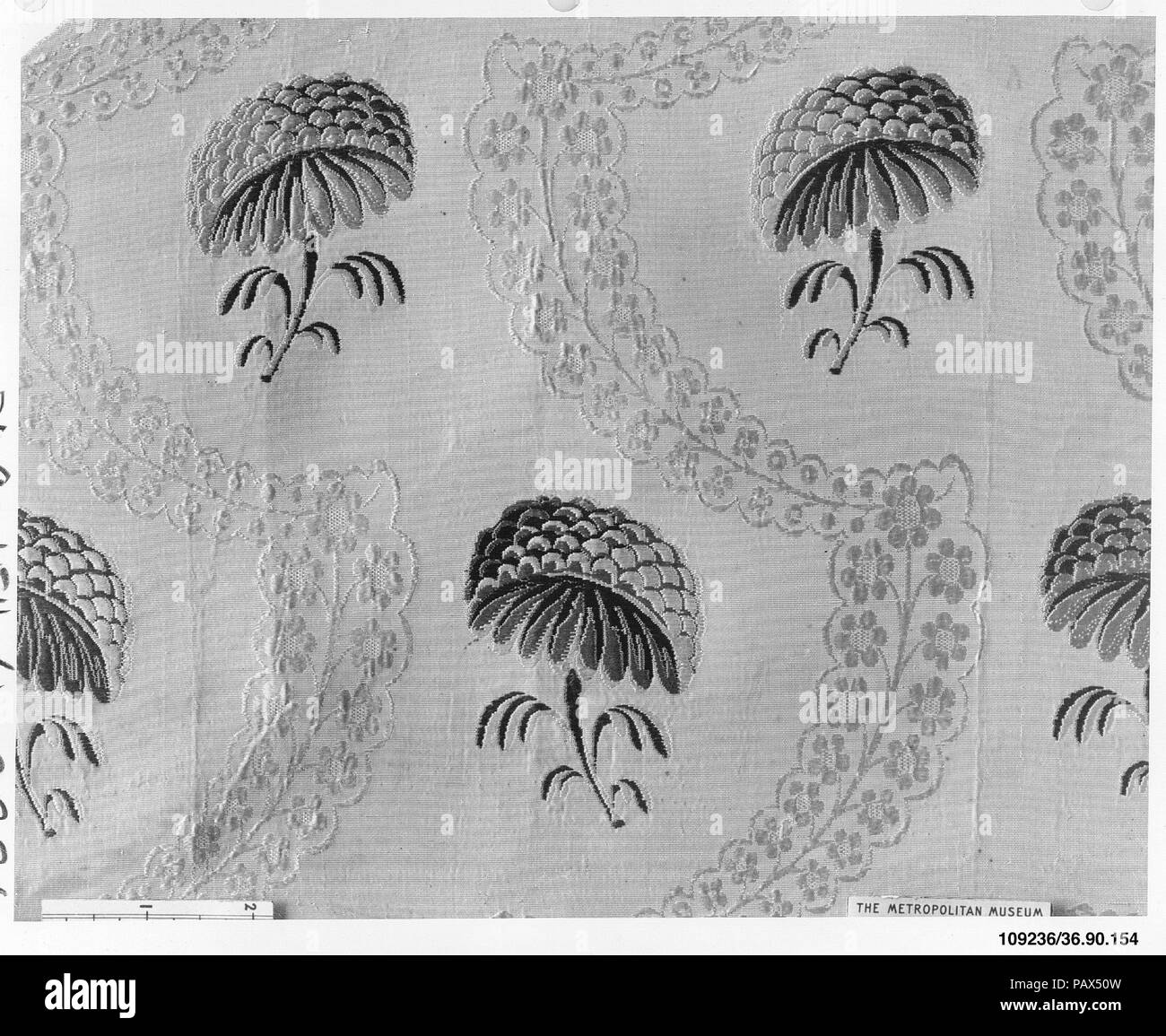 Stück. Kultur: Französisch. Abmessungen: L 13 cm x W 13 cm 33,7 x 33,0 cm. Datum: Ca. 1750. Museum: Metropolitan Museum of Art, New York, USA. Stockfoto