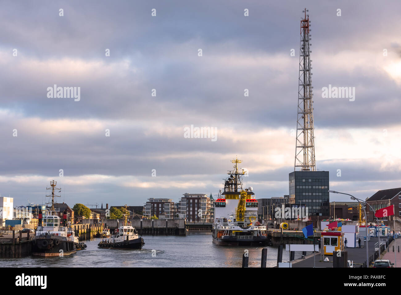 Cuxhaven Stadt Deutschland Stockfoto