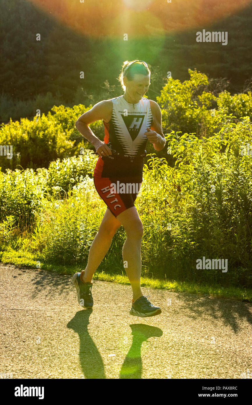 HVTC Sommer Tri-Serie Rennen #2 Stockfoto