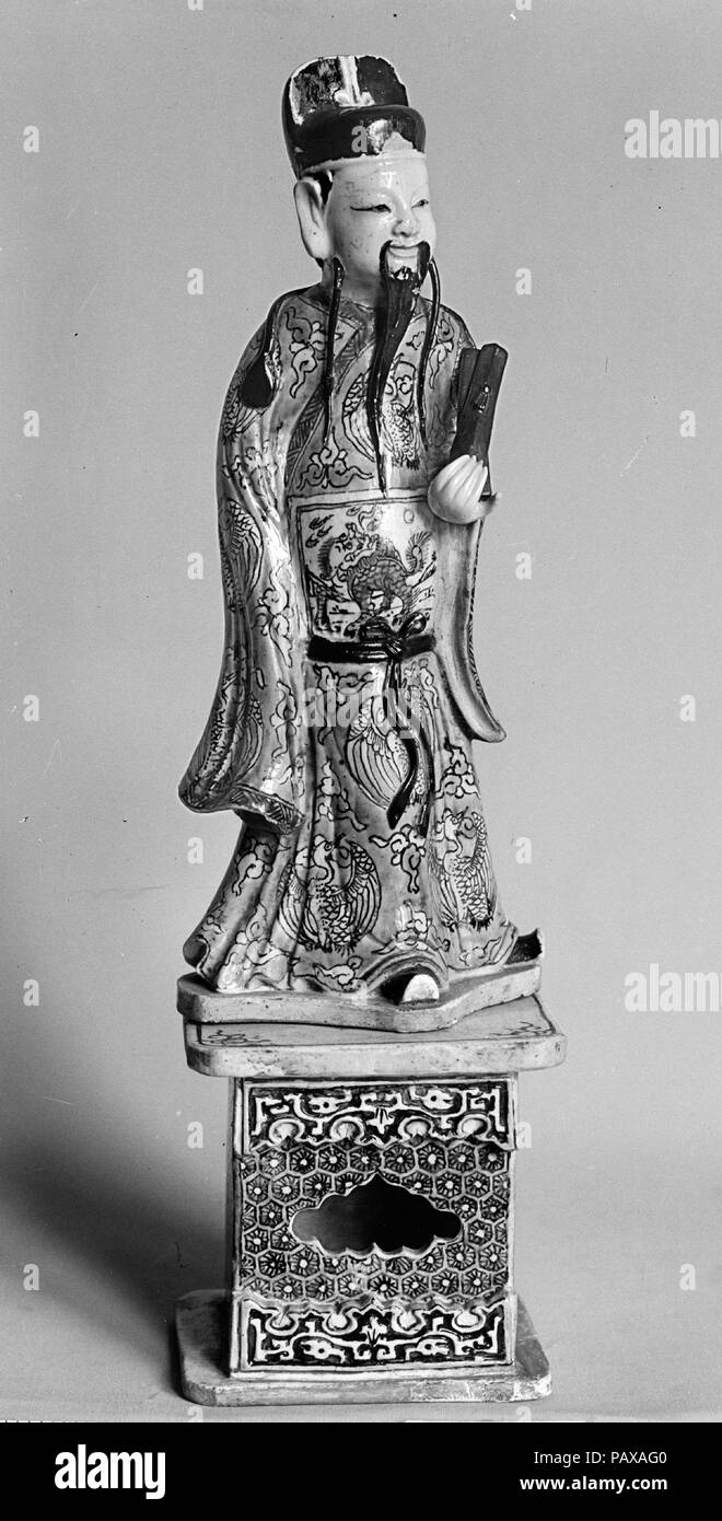 Mythologische Figur. Kultur: China. Abmessungen: H.14 cm. (36,8 cm). Museum: Metropolitan Museum of Art, New York, USA. Stockfoto