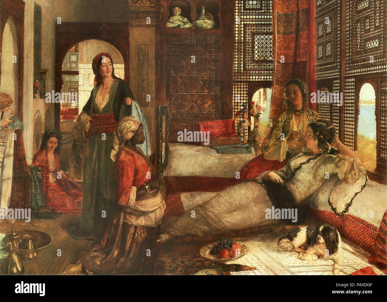 Lewis John Frederick - der Harem Stockfoto