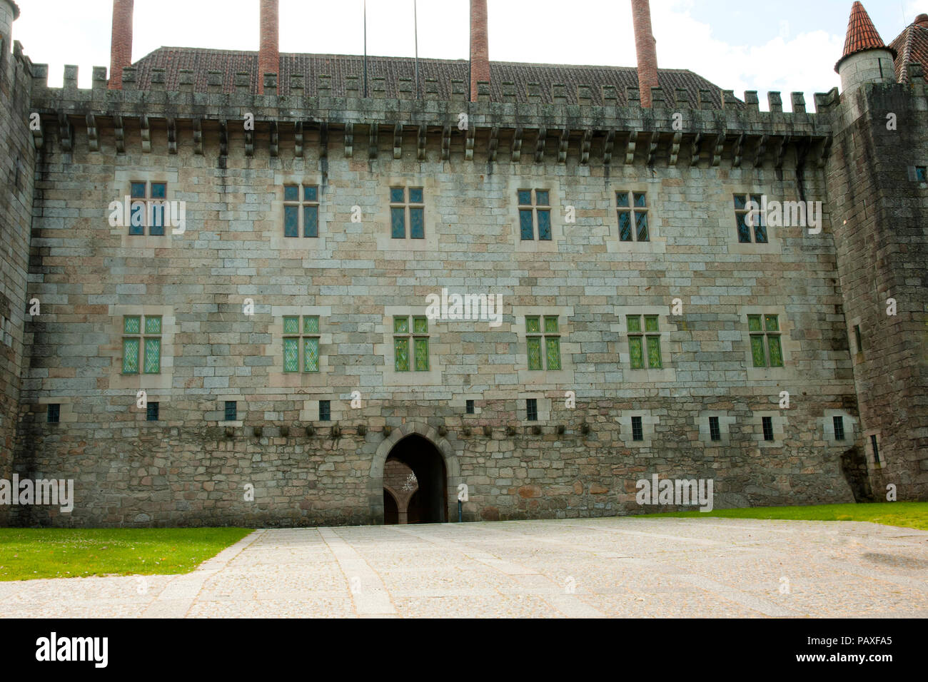 Palast der Herzöge von Braganza - Guimaraes - Portugal Stockfoto