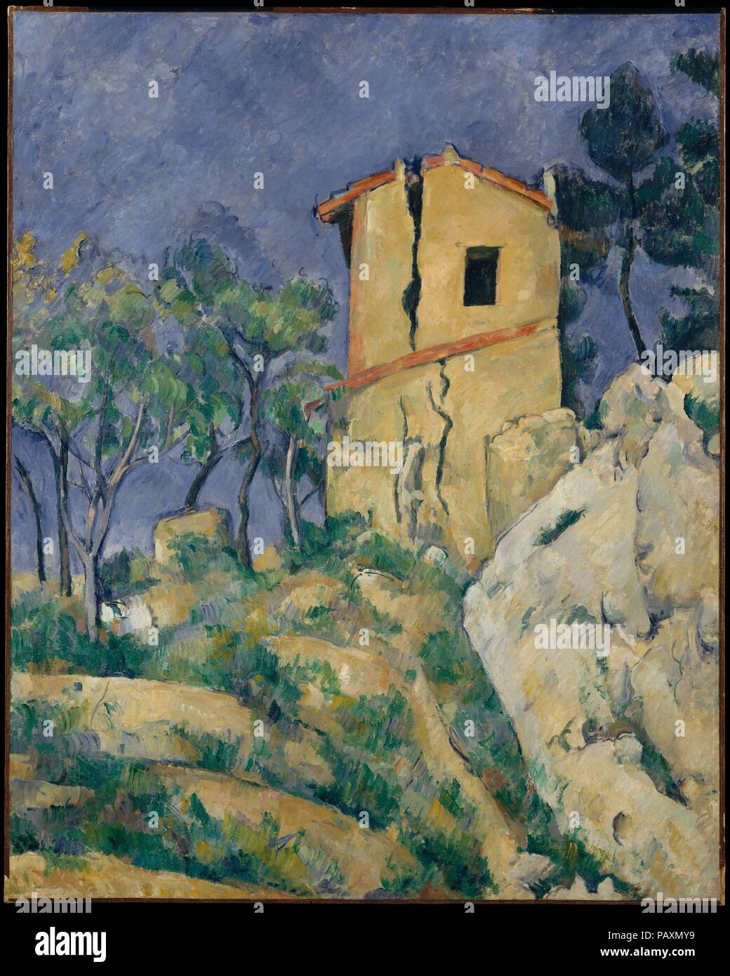 Das Haus Mit Der Risse In Den Wanden Artist Paul Cezanne Franzosisch Aix En Provence 1839