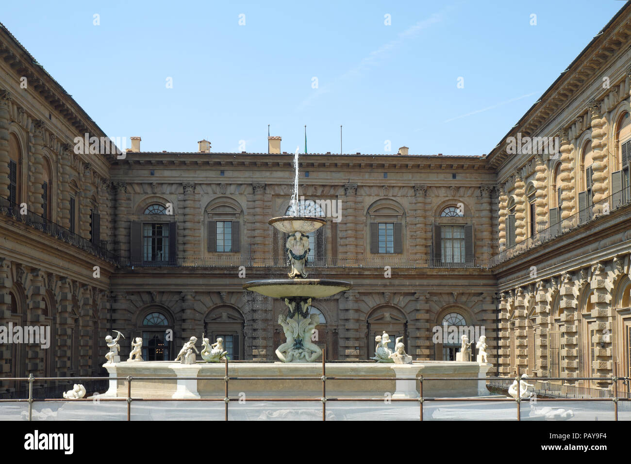 Der Palazzo Pitti und Palazzo Pitti in Florenz tuscsny itsly Stockfoto