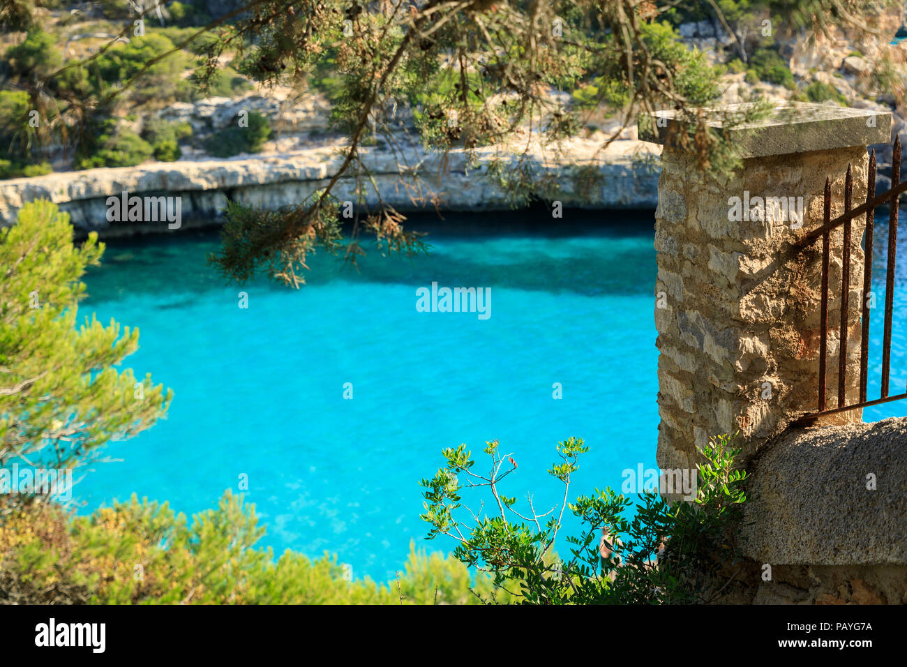 Die Lagune, perfekte Ort für Urlaub Stockfoto