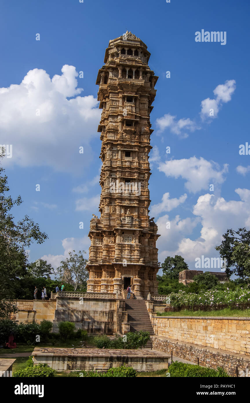 City Palace, Udaipur, Rajasthan Indien Chittorgarh alten historischen Gebäude von Rajasthan, Indien Stockfoto