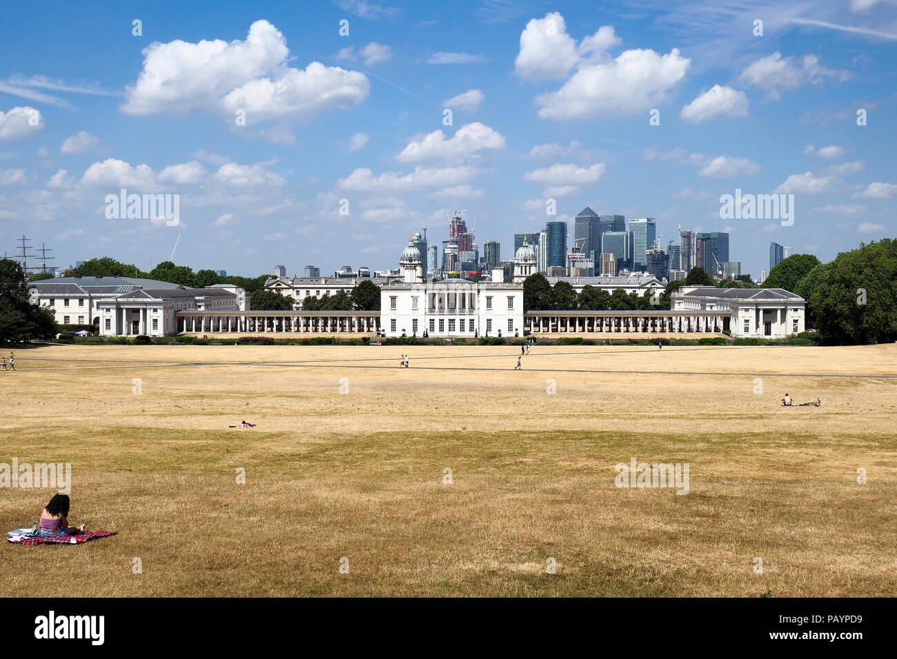 Greenwich Park London Sommer 2018 Stockfoto