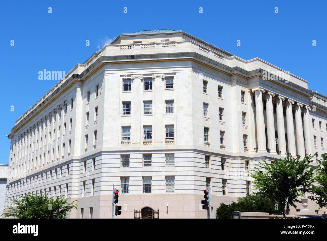 Washington DC, die Hauptstadt der Vereinigten Staaten. Longworth House Bürogebäude durch Repräsentantenhaus verwendet. Stockfoto