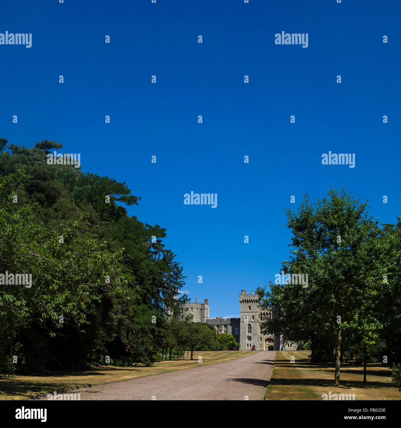 Schloss Windsor, Residenz der königlichen Familie, Windsor, Berkshire, England, Großbritannien Stockfoto