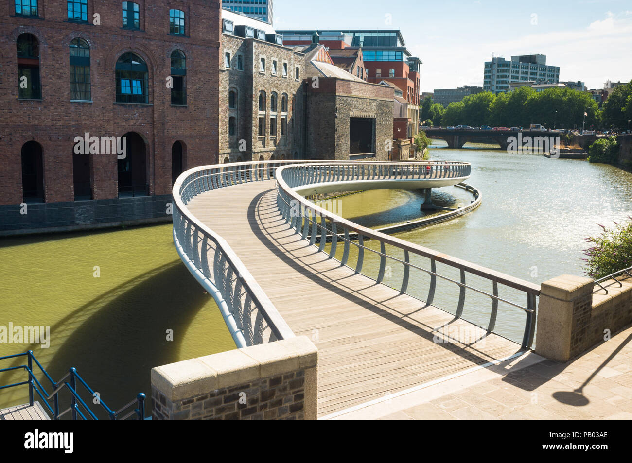 Burg Brücke, Bristol, Großbritannien Stockfoto