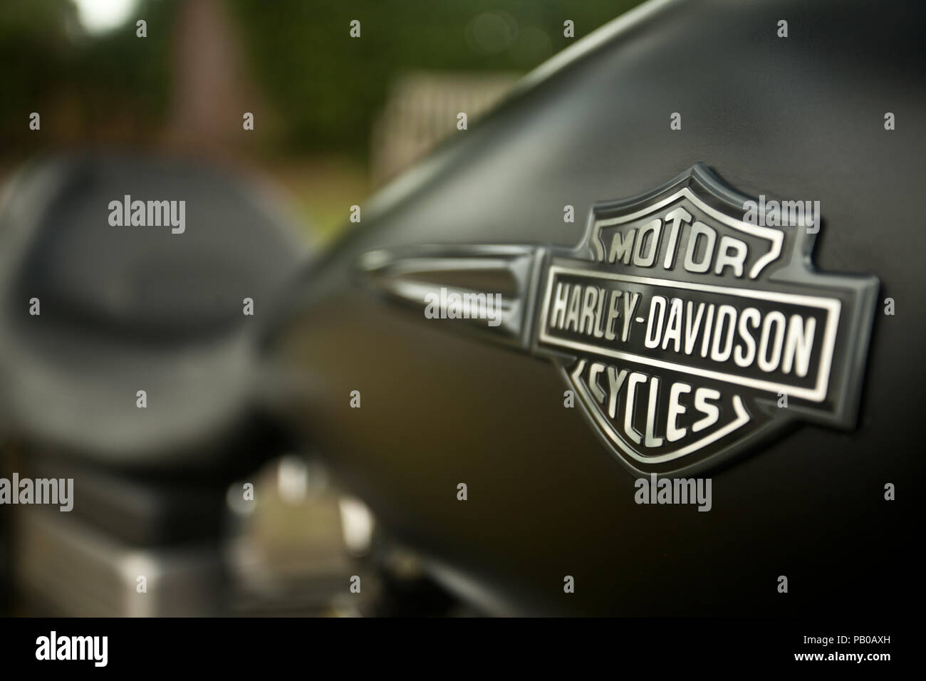 Custom Harley Davidson Stockfoto
