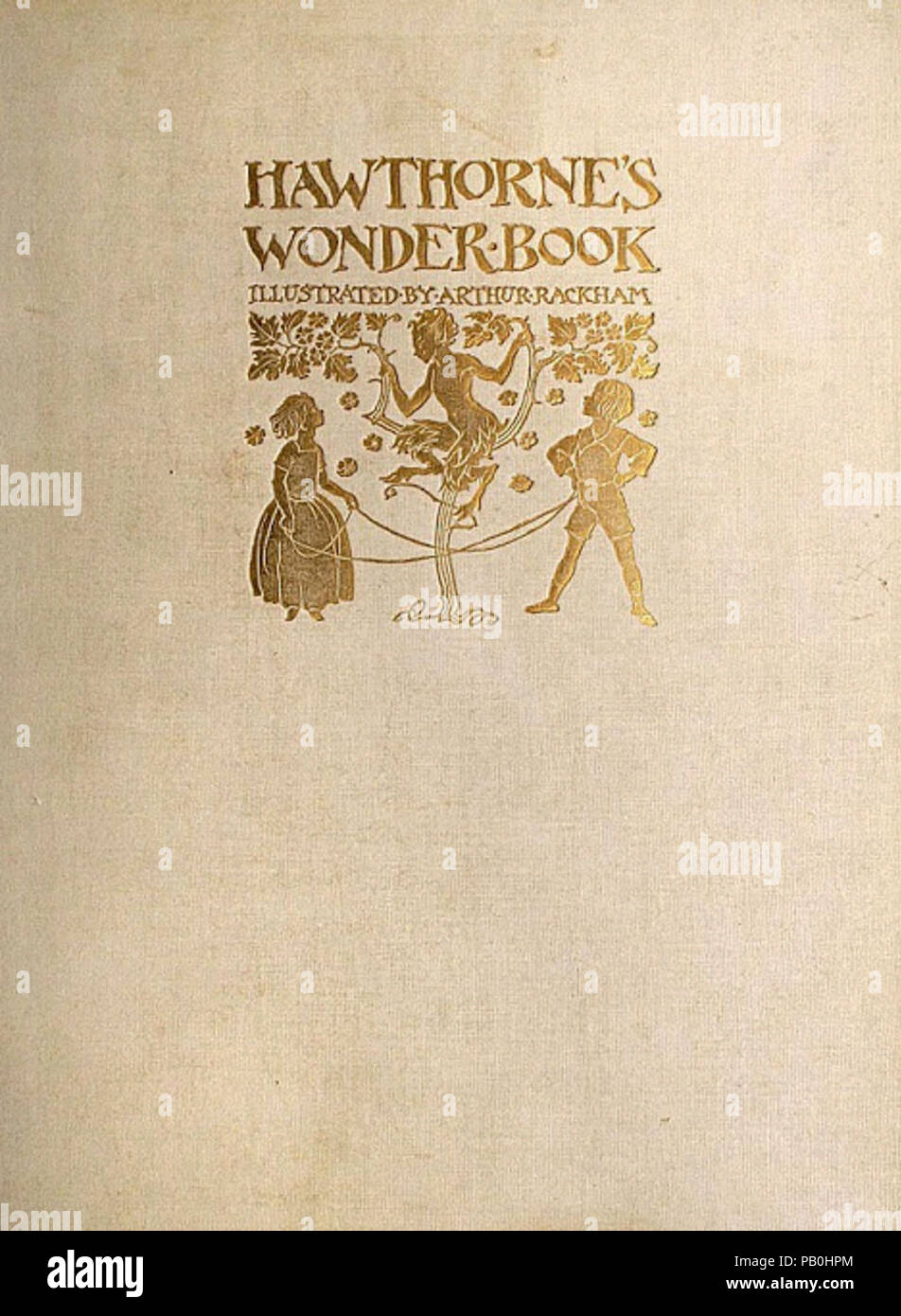 A Wonder-Book für Jungen und Mädchen Abdeckung 1922. Stockfoto