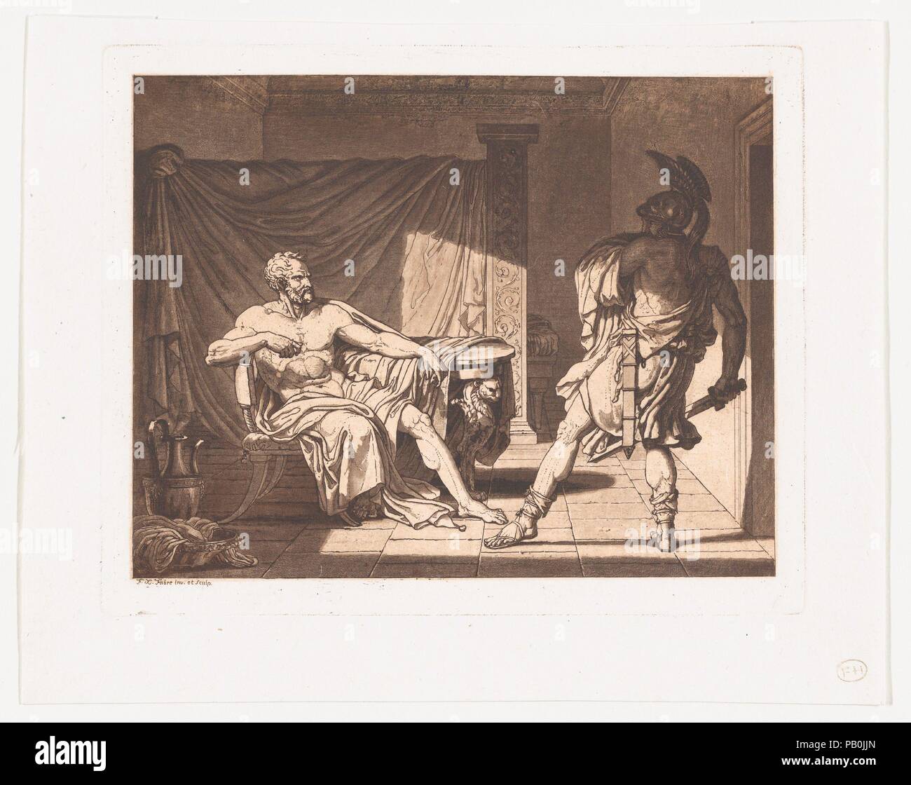 Marius bei Minturnae. Artist: François-Xavier Fabre (Französisch